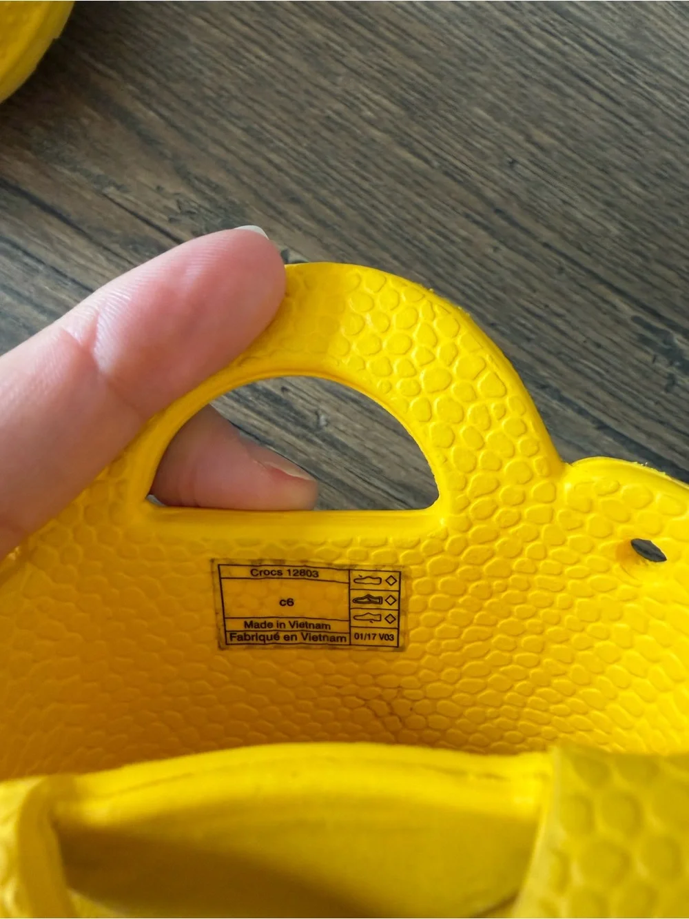Crocs Kids' Yellow Rain Boots Size 6